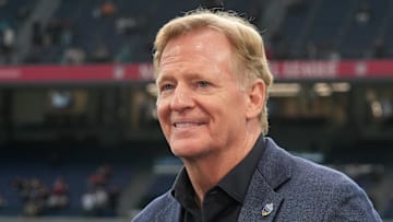 Commissioner Roger Goodell was in Madrid for the Week 11 Commanders-Dolphins game. His office has worked to curtail the NFLPA report cards.