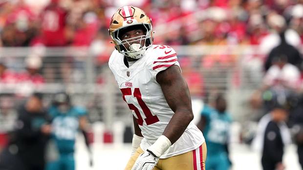 San Francisco 49ers defensive end Robert Beal Jr. (51)