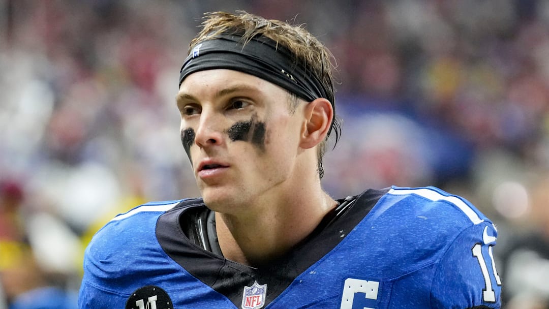 Indianapolis Colts wide receiver Alec Pierce leaves the field