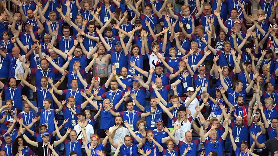 Iceland fans 2018 World Cup