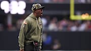 Atlanta Falcons head coach Raheem Morris