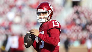 Nov 20, 2021; Norman, Oklahoma, USA;  Caleb Williams, USC Football