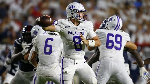 Furman quarterback Trey Hedden