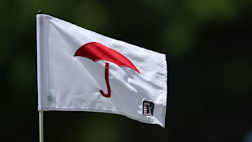 Travelers Championship flag at TPC River Highlands