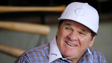 Former Cincinnati Red and MLB all-time hit leader Pete Rose