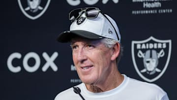 Pete Carroll at Las Vegas Raiders Mandatory Minicamp