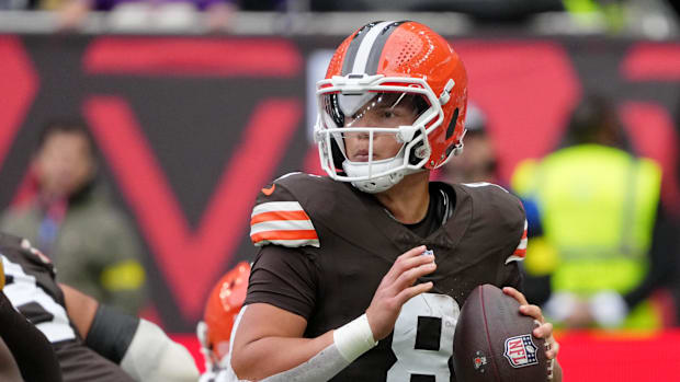 Browns quarterback Dillon Gabriel 