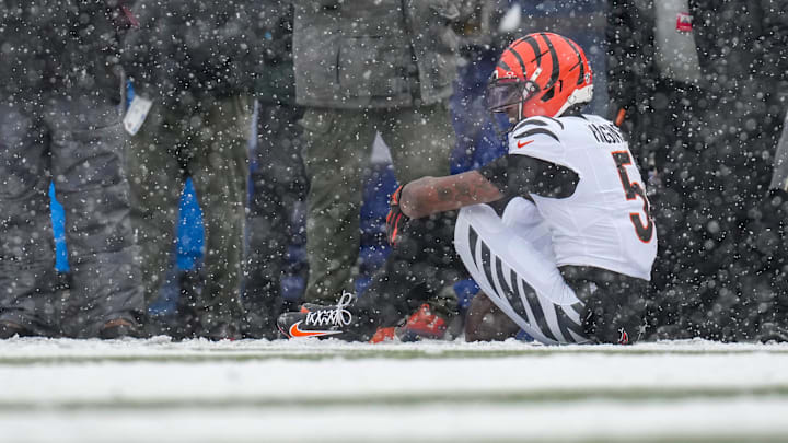 Bengals wide receiver Tee Higgins will miss Sunday's game with his second concussion of the season. Bengals wide receiver Tee Higgins will miss Sunday's game with his second concussion of the season.