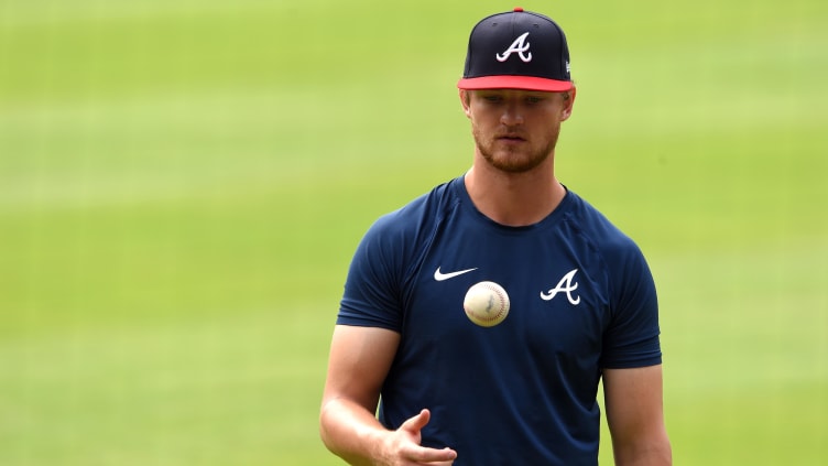 Jul 6, 2020; Atlanta, Georgia, United States; Atlanta Braves starting pitcher Mike Soroka (40)