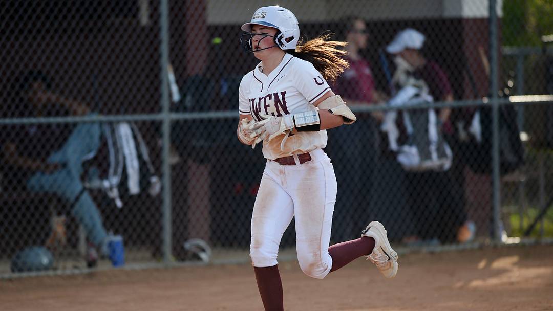 Owen’s Mia Roland runs home after hitting a home run in the game against Swain County, April 18, 2024. Owen’s Mia Roland runs home after hitting a home run in the game against Swain County, April 18, 2024.
