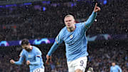 Erling Haaland mencetak 5 gol saat Man City mengalahkan RB Leipzig, Rabu (15/3) dinihari WIB