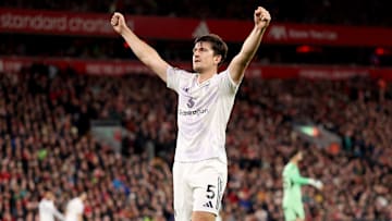 Maguire, 32, scored an epic winner against rivals Liverpool last week
