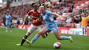 Manchester City take on Manchester United in the WSL on Sunday