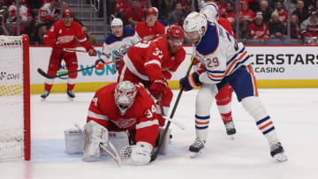 Edmonton Oilers v Detroit Red Wings