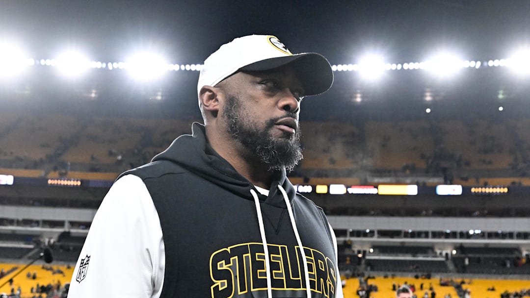 Jan 12, 2026; Pittsburgh, PA, USA; Pittsburgh Steelers head coach Mike Tomlin leaves the field following an AFC Wild Card Round loss to the Houston Texans at Acrisure Stadium.