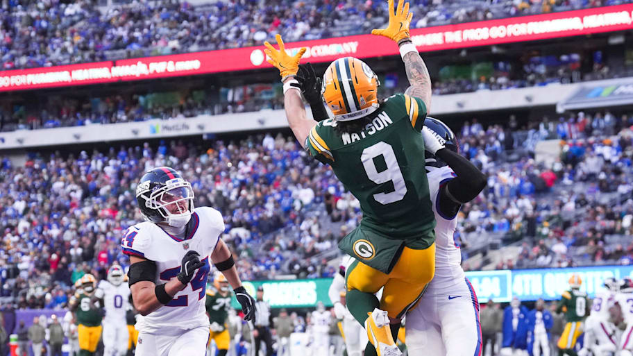 Green Bay Packers wide receiver Christian Watson