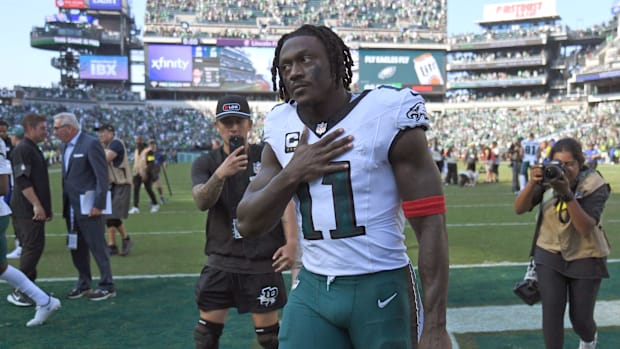 Philadelphia Eagles wide receiver AJ. Brown
