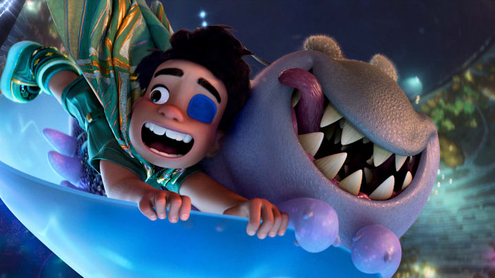 ALIEN BONDS – Elio (voice of Yonas Kibreab), a space fanatic with an active imagination, finds himself on a cosmic misadventure where he must form new bonds with eccentric alien lifeforms, eccentric alien lifeforms, including Glordon (voice of Remy Edgerly), a tender-hearted princeling. Directed by Madeline Sharafian, Domee Shi and Adrian Molina, and produced by Mary Alice Drumm, Disney and Pixar’s “Elio” releases in theaters June 20, 2025. © 2025 Disney/Pixar. All Rights Reserved.