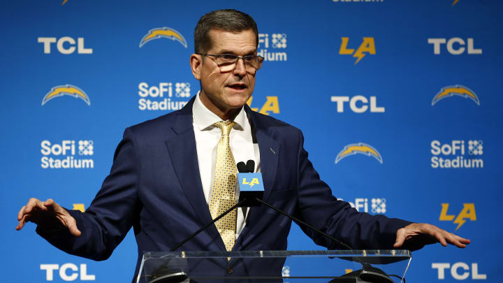 Los Angeles Chargers Introduce Jim Harbaugh As Head Coach
