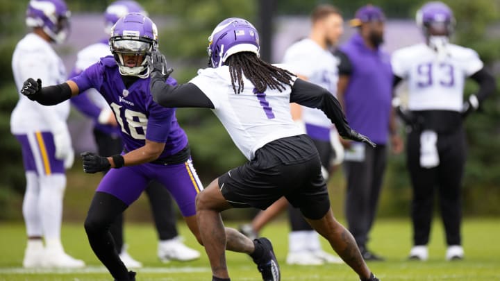 Vikings CB Shaq Griffin and WR Justin Jefferson.