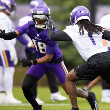 Vikings CB Shaq Griffin and WR Justin Jefferson.