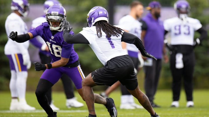 Vikings CB Shaq Griffin and WR Justin Jefferson.