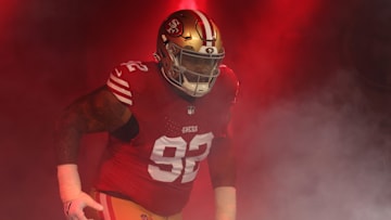 San Francisco 49ers defensive lineman Jordan Elliott (92)