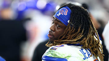Boise State Broncos running back Ashton Jeanty. Mandatory Credit: Mark J. Rebilas-Imagn Images