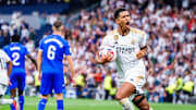 Jude Bellingham (Real Madrid) celebrates a goal during the...
