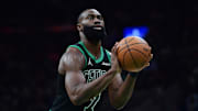 Jaylen Brown during Boston's win on May 14