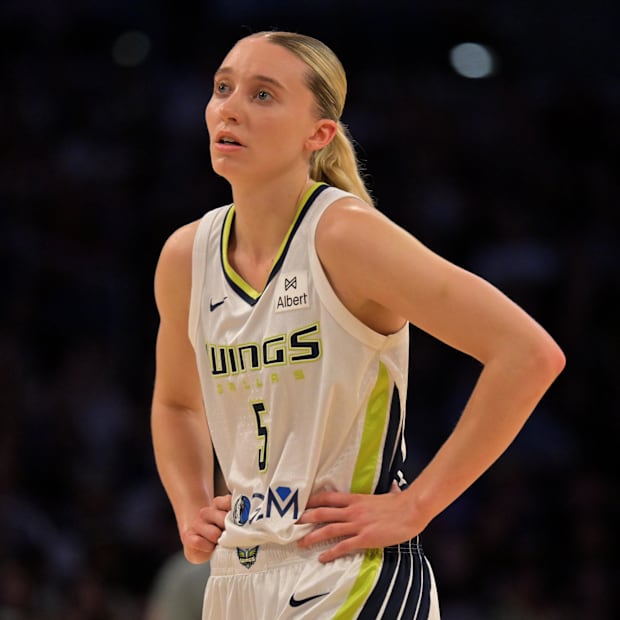 Dallas Wings guard Paige Bueckers