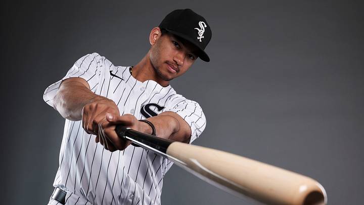 Braden Montgomery at Chicago White Sox Photo Day.