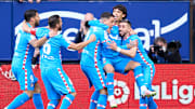 El Atleti gana en Pamplona