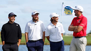 Xander Schauffele, Shane Lowry, Tommy Fleetwood and Keegan Bradley played in the first Skins Game since 2008. 