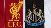 The Liverpool and Newcastle United Club Crests