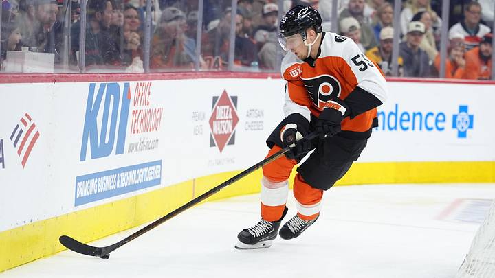 Philadelphia Flyers defenseman Rasmus Ristolainen, a former member of the Buffalo Sabres
