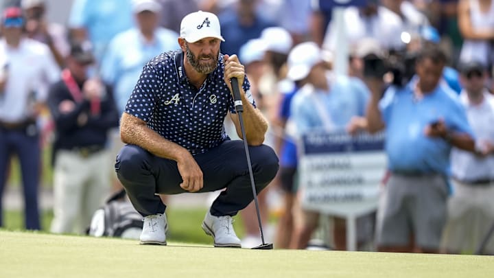 Dustin Johnson shot 12 over par at last week’s PGA Championship and missed the cut by 11 shots.