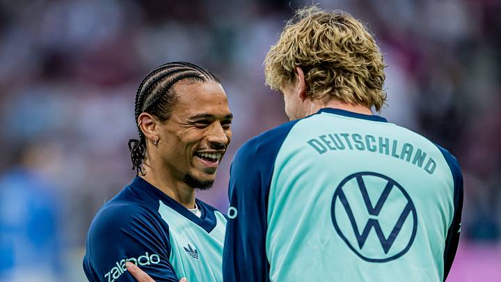 Leroy Sane und Nick Woltemade Leroy Sane und Nick Woltemade