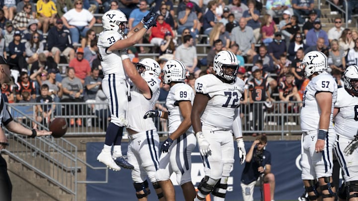 Yale and the Ivy League football teams will be able to participate in the FCS playoffs starting this season. Yale and the Ivy League football teams will be able to participate in the FCS playoffs starting this season.