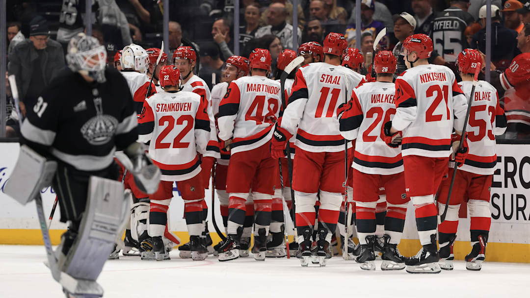Carolina Hurricanes v Los Angeles Kings Carolina Hurricanes v Los Angeles Kings