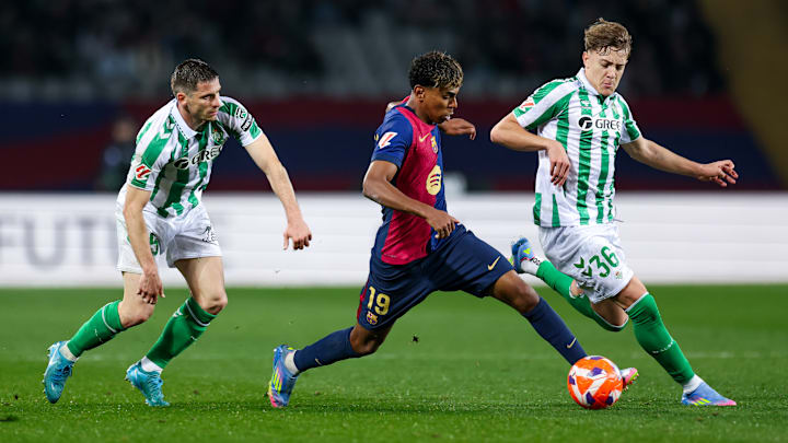 Betis e Barcelona se enfrentam no Olímpico de La Cartuja. Betis e Barcelona se enfrentam no Olímpico de La Cartuja.