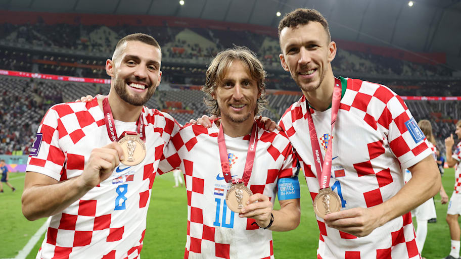 Mateo Kovacić, Luka Modrić and Ivan Perišić