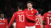 Harry Maguire (right) and Marcus Rashford will both be on international duty with England this month
