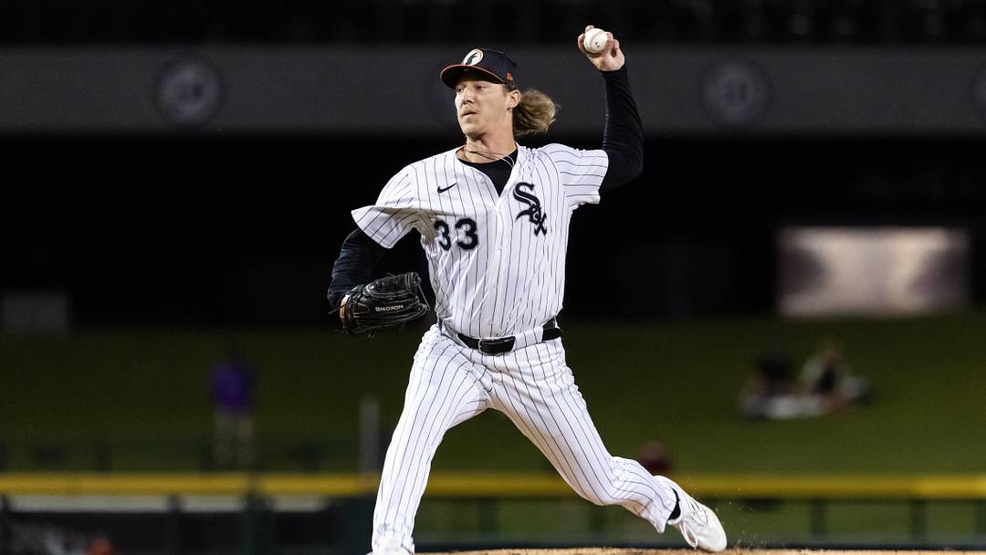 Chicago White Sox pitcher Hagen Smith during the Arizona Fall League Fall Stars Game.