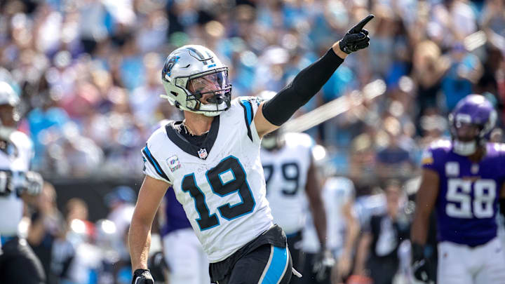 Adam Thielen was traded back to the Vikings on Wednesday. 