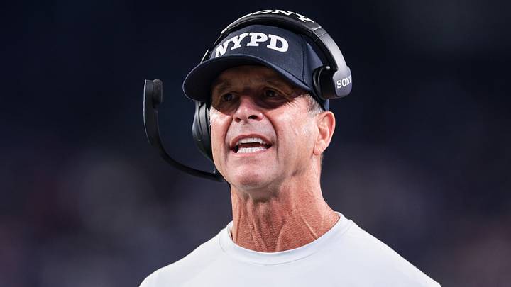 New York Giants - head coach John Harbaugh