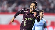 Medina marcou o gol da vitória da LDU no Morumbis 
