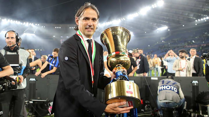 Simone Inzaghi é o comandante da Inter de Milão Simone Inzaghi é o comandante da Inter de Milão