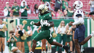 Sam Franklin rushed for two long touchdowns in USF's last game against South Carolina State.