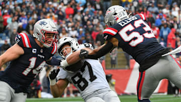 New England Patriots - Linebackers Robert Spillane (L) and Christian Elliss (R)